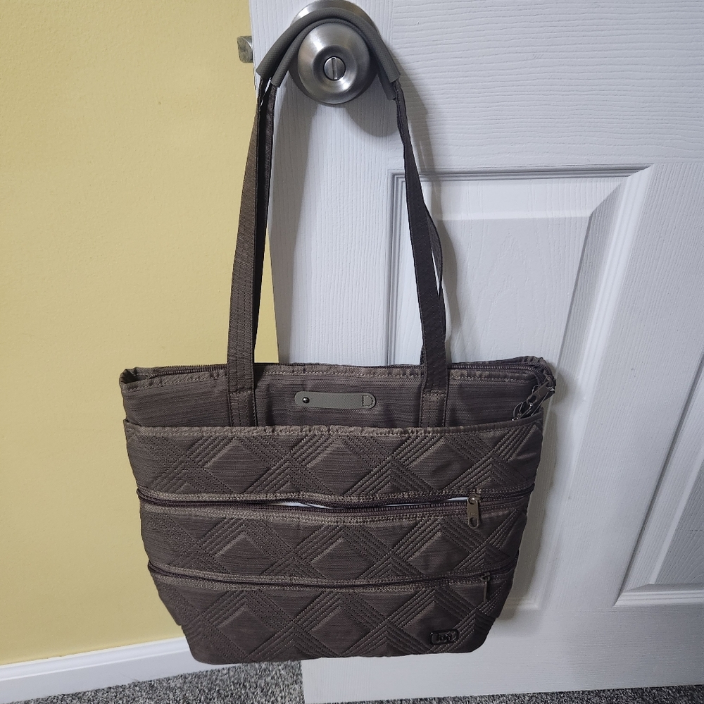 NWT Lug Legacy Classic QuiltedEast/West Tote - Taxi